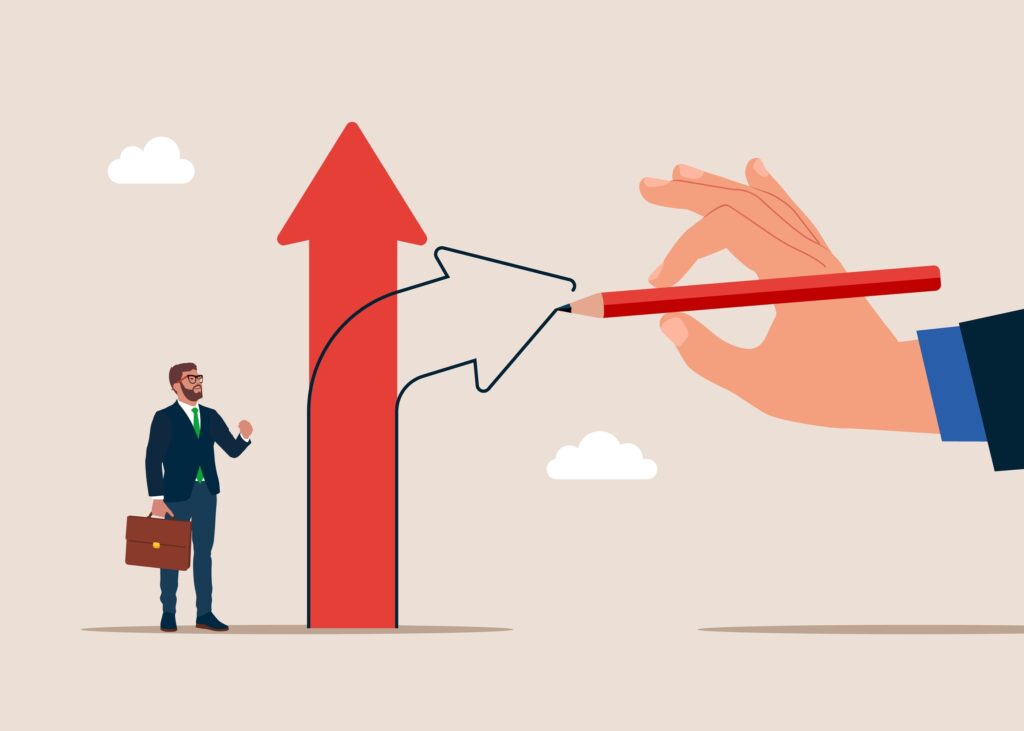 転職の可能性を視野に入れている従業員のイラスト