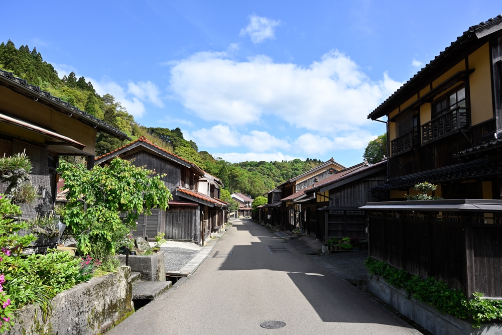 島根県の田舎町の画像