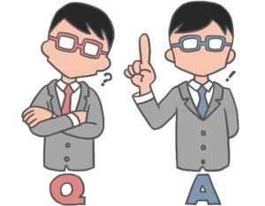 悩む絵