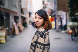 東京観光　女性