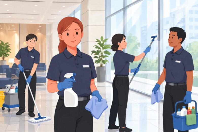 清掃業の人手不足を解消するための外国人雇用とは？　採用事例や雇用するメリット・注意点、働ける在留資格の種類を解説