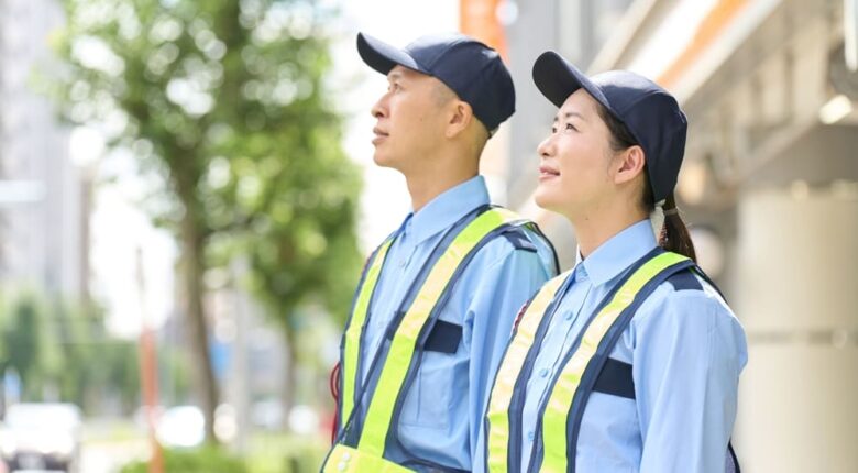 警備業で働く外国人人材の画像