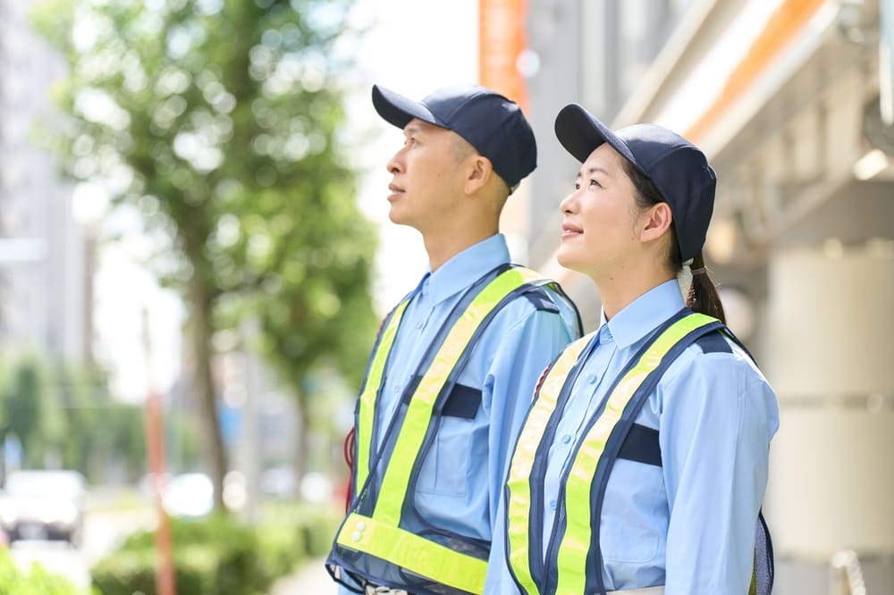 警備業で働く外国人人材の画像